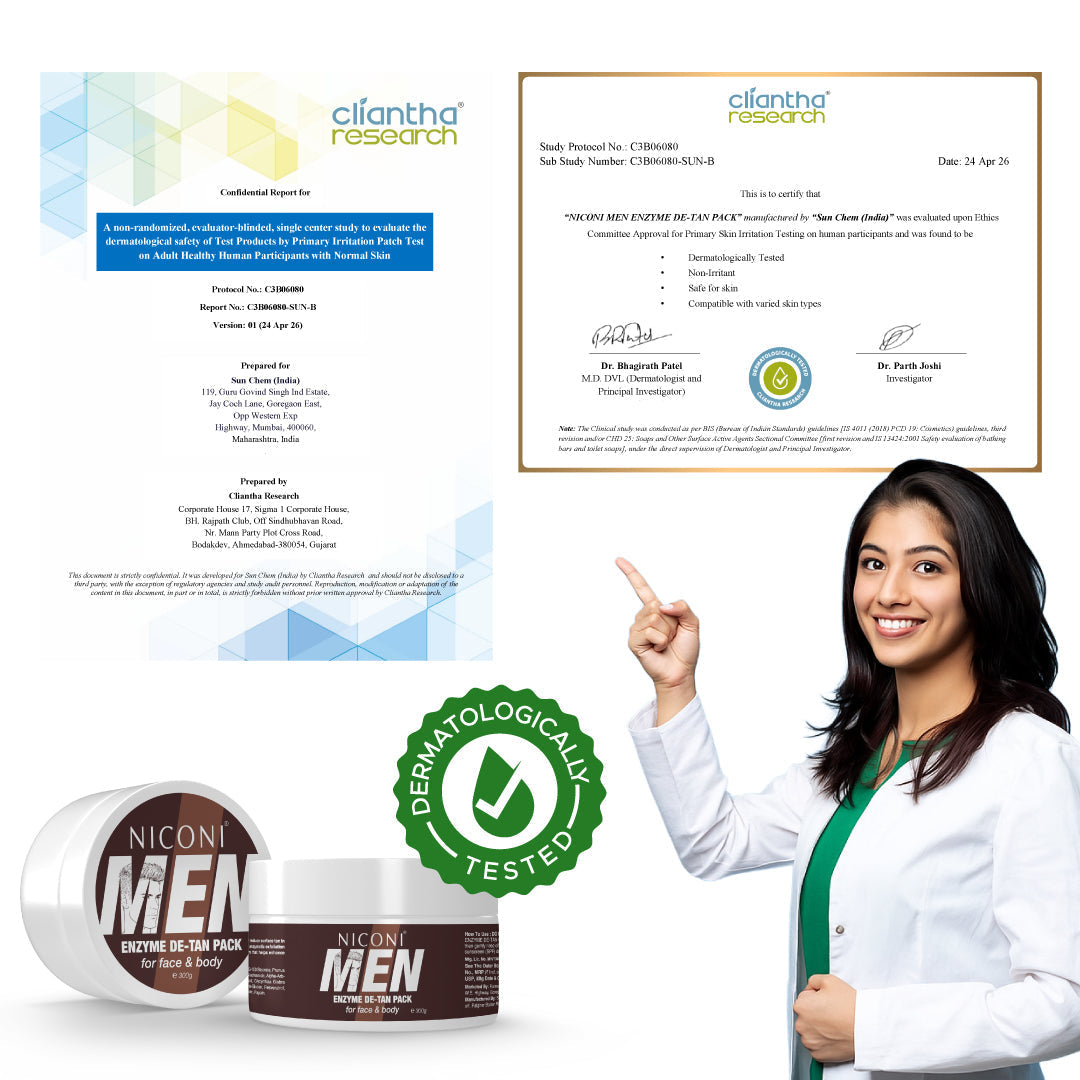 Niconi Men & Women Enzyme De-Tan Pack